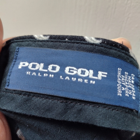 Polo Ralph Lauren Golf men's black shorts linen summer boat casual paisley print - Picture 8 of 9